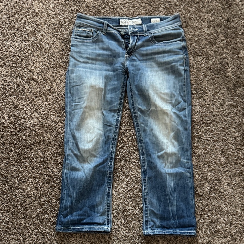 BKE Women's Straight Leg Blue Jeans